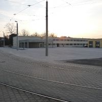VAG Straßenbahnbetriebshof: Abschlussansicht