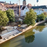 Nägeleinsplatz Nürnberg Uferpromenade