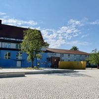 Schulhof Spalatin Schule Spalt   Schulhaus Spalt